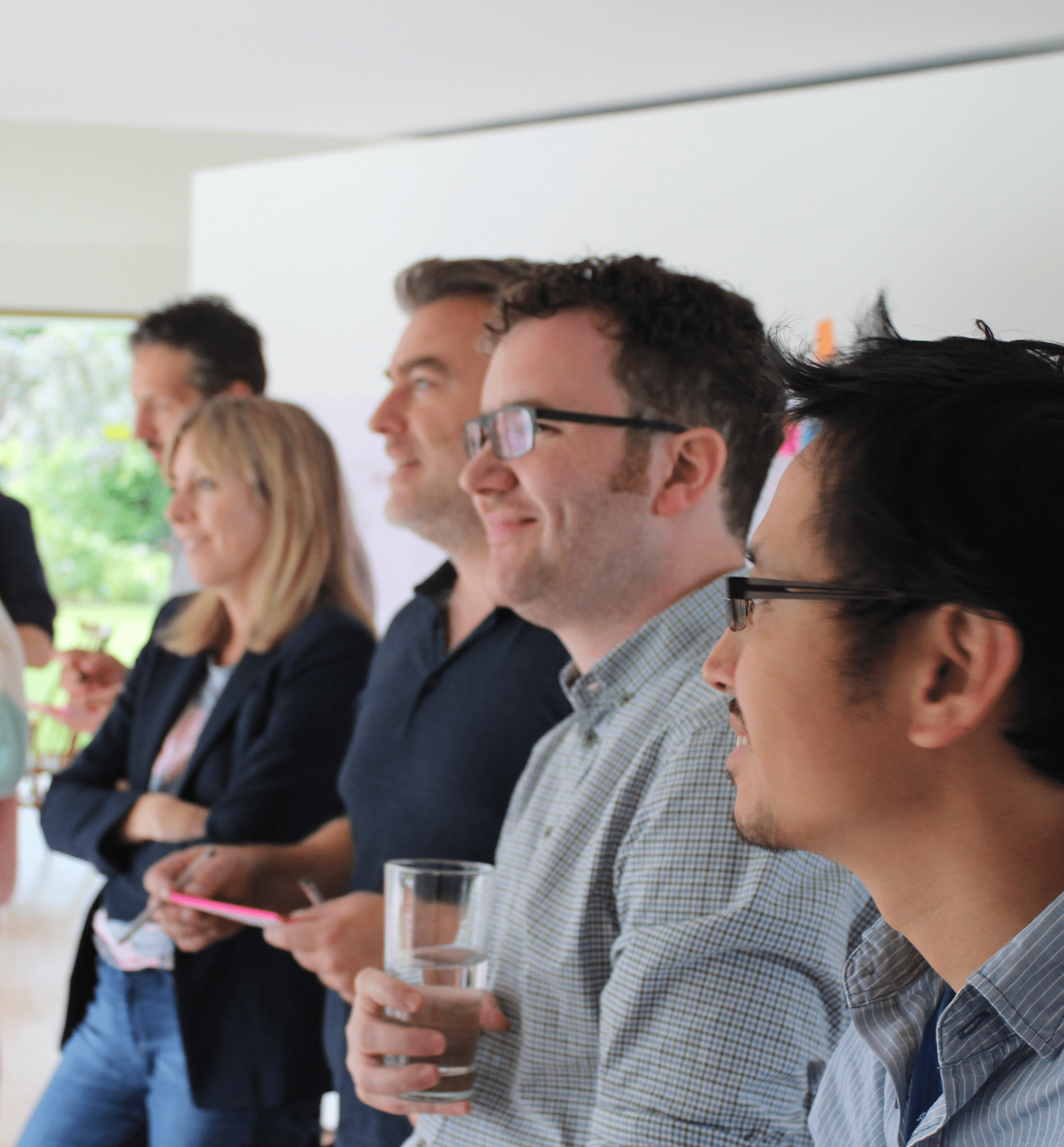Participants during an ideation for Helix