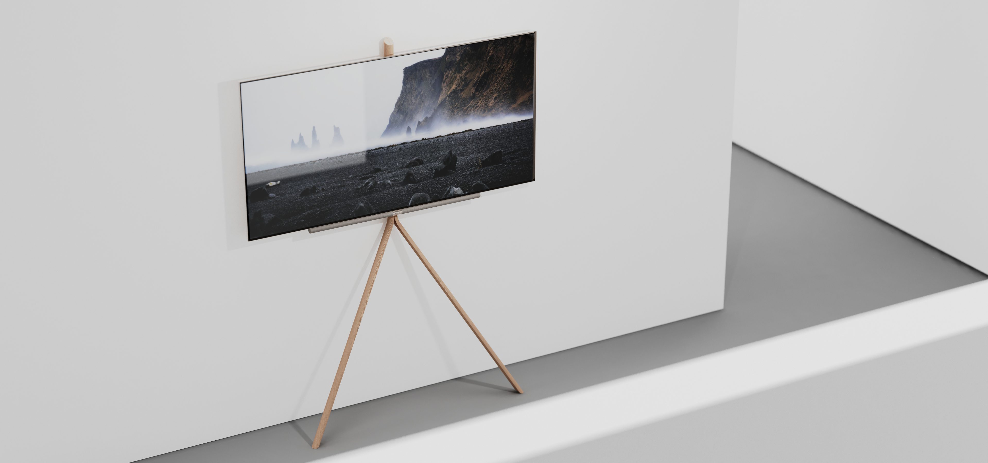 Poise TV, in lifestyle environment, designed by Rodd