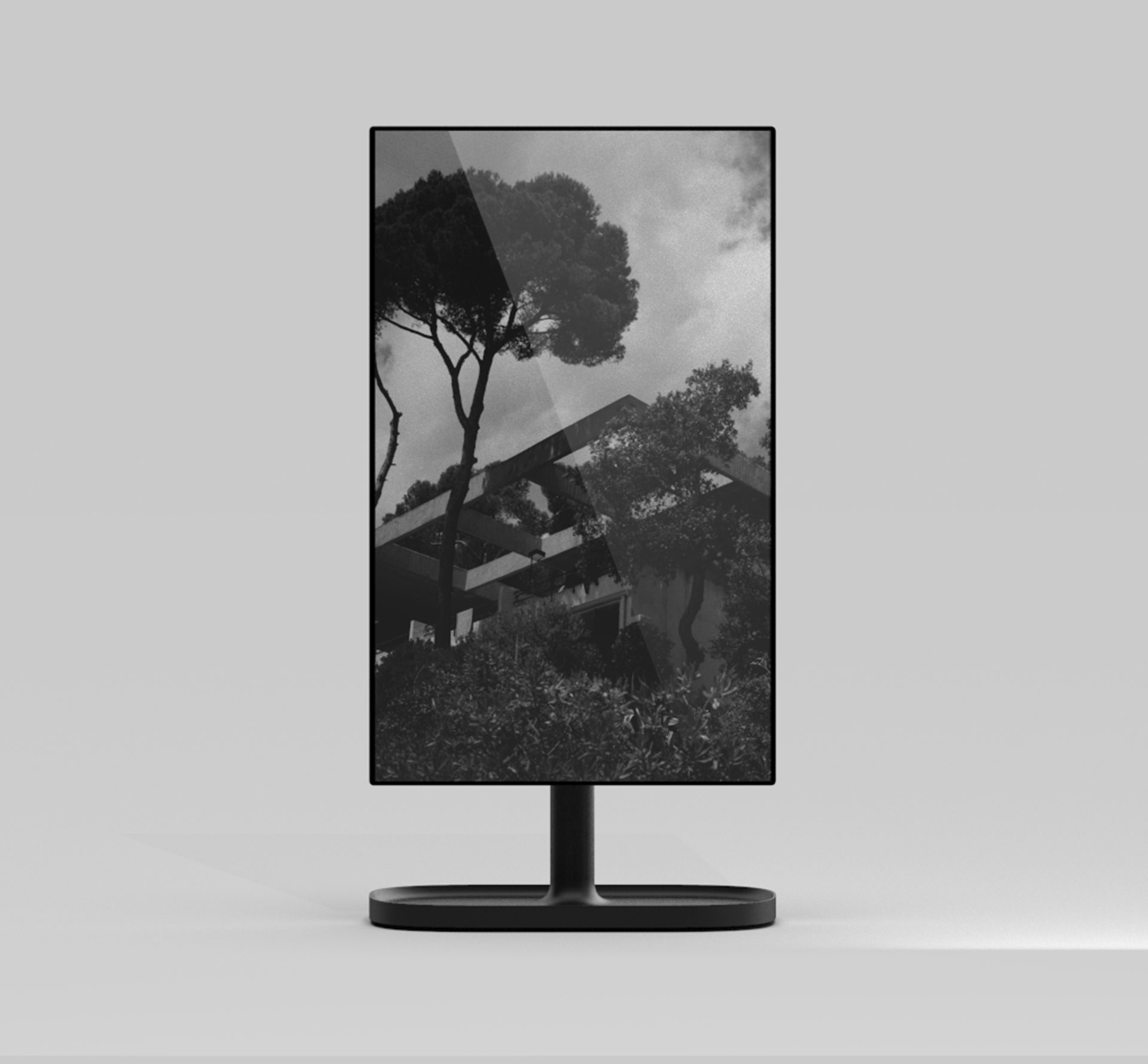 Portrait view of the Home Monitor, designed by Rodd