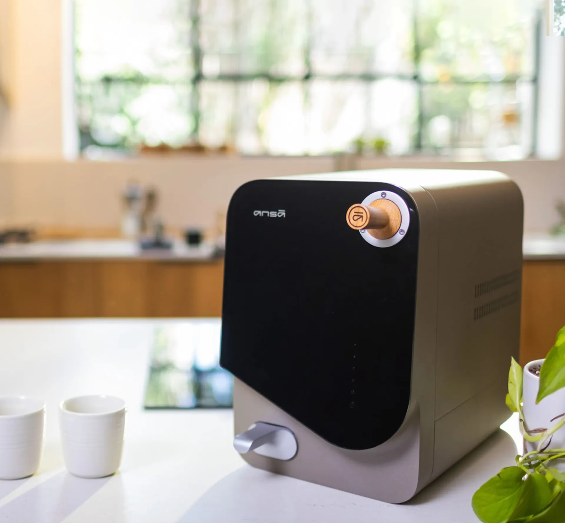 Ansā uses radio waves to roast your coffee beans