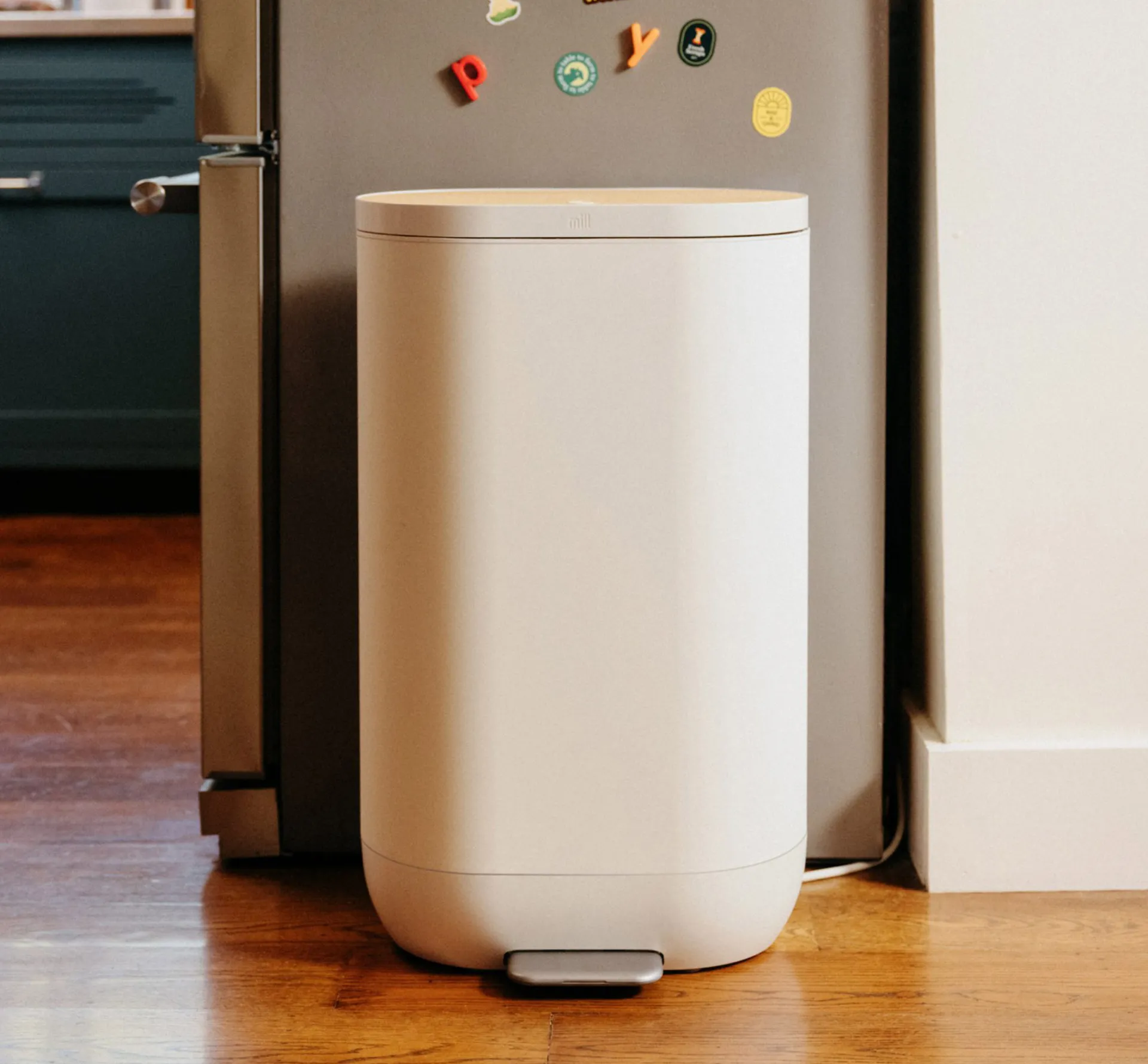 The Mill bin in a kitchen setting