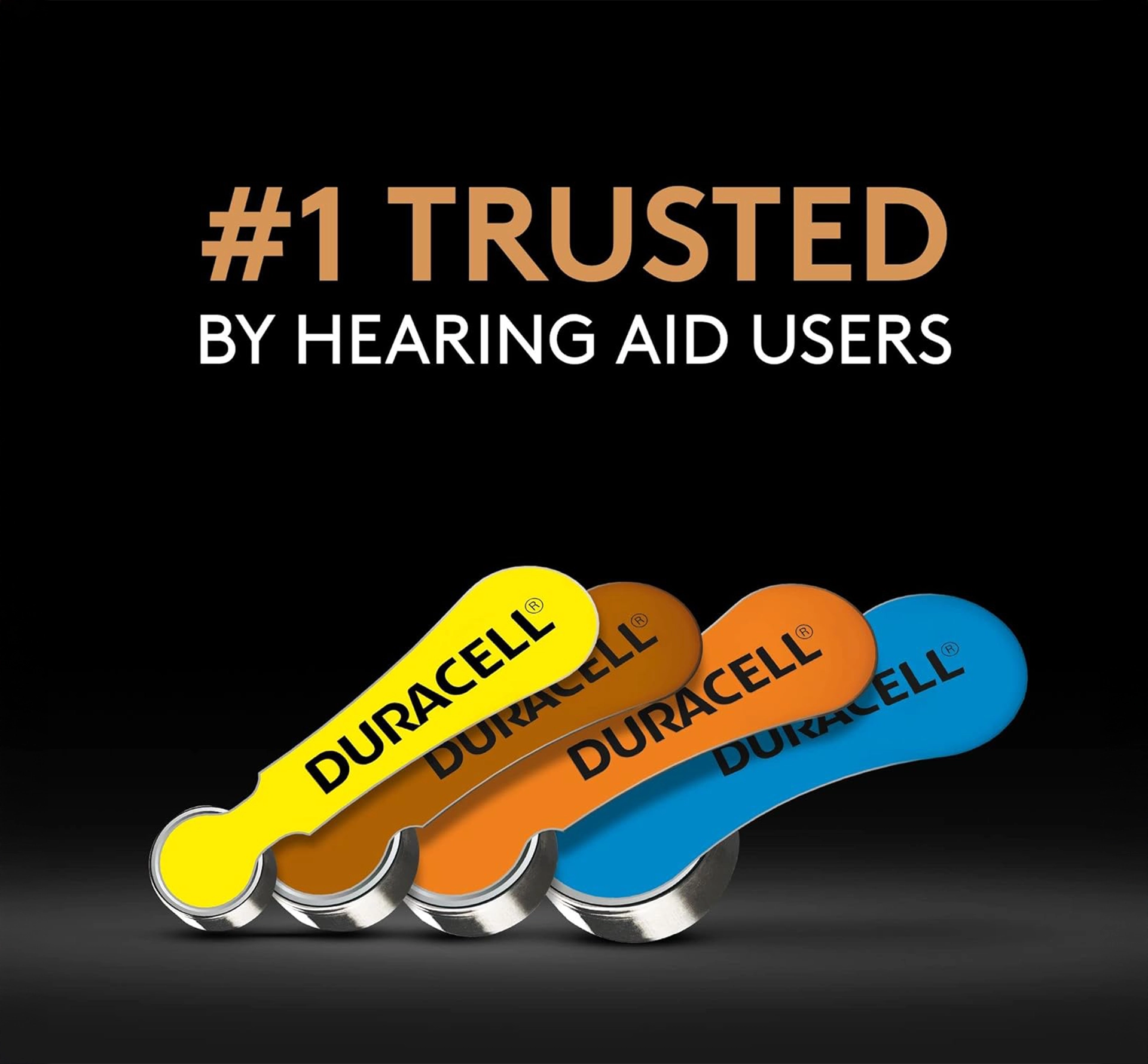 Advert for Duracell hearing aid batteries