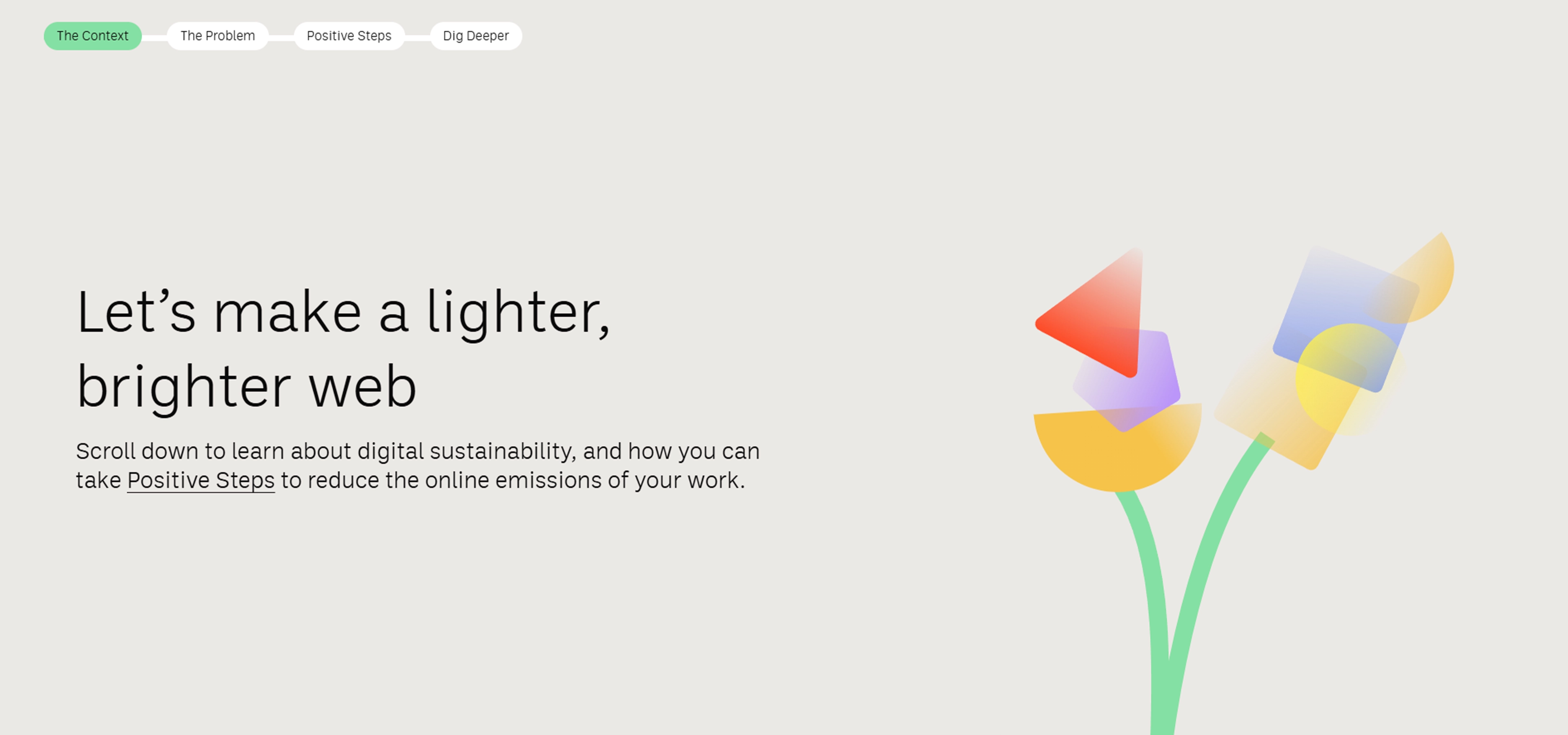 A screenshot of the Digital Sustainability Resource