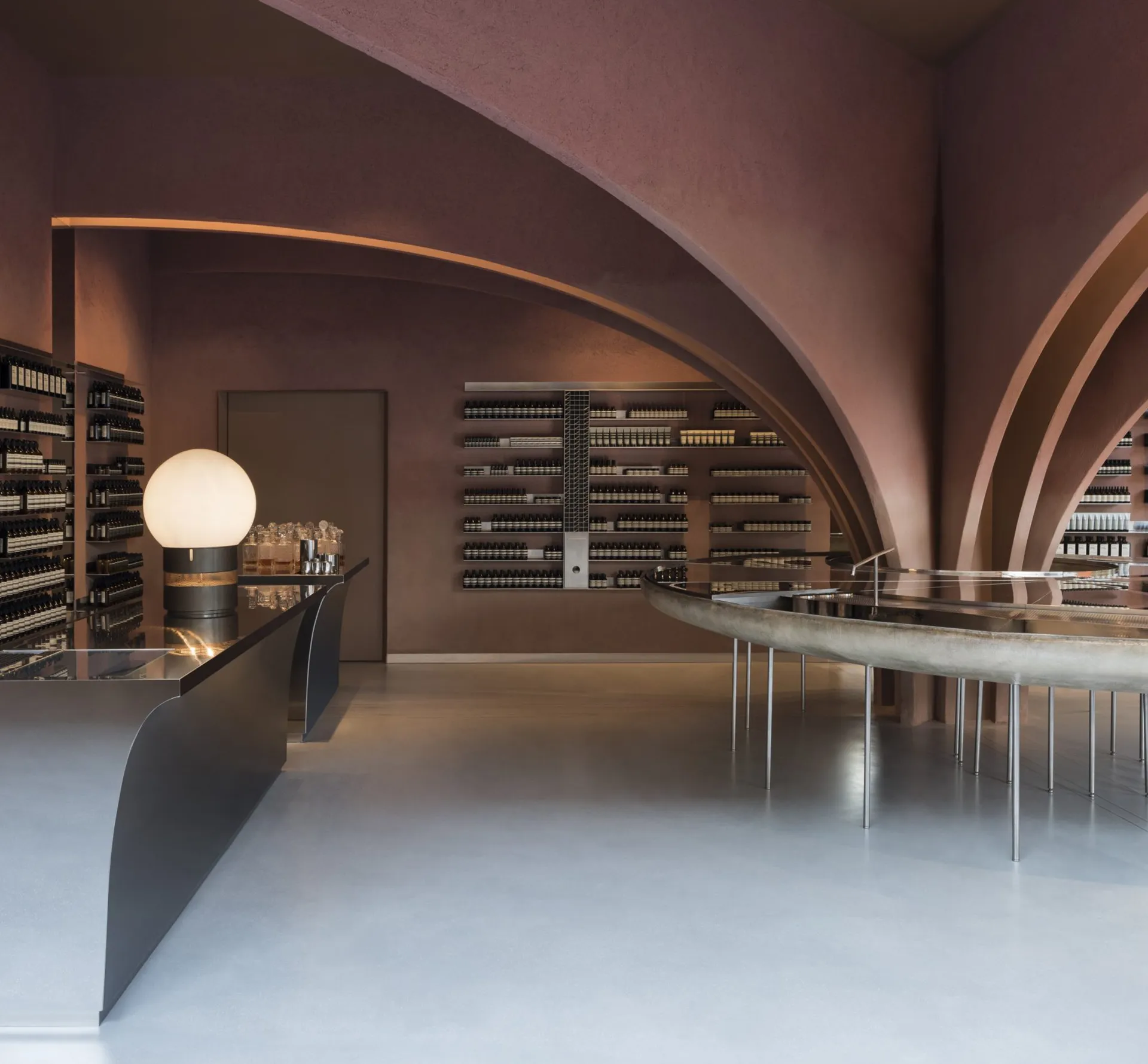 Interior of an Aesop store
