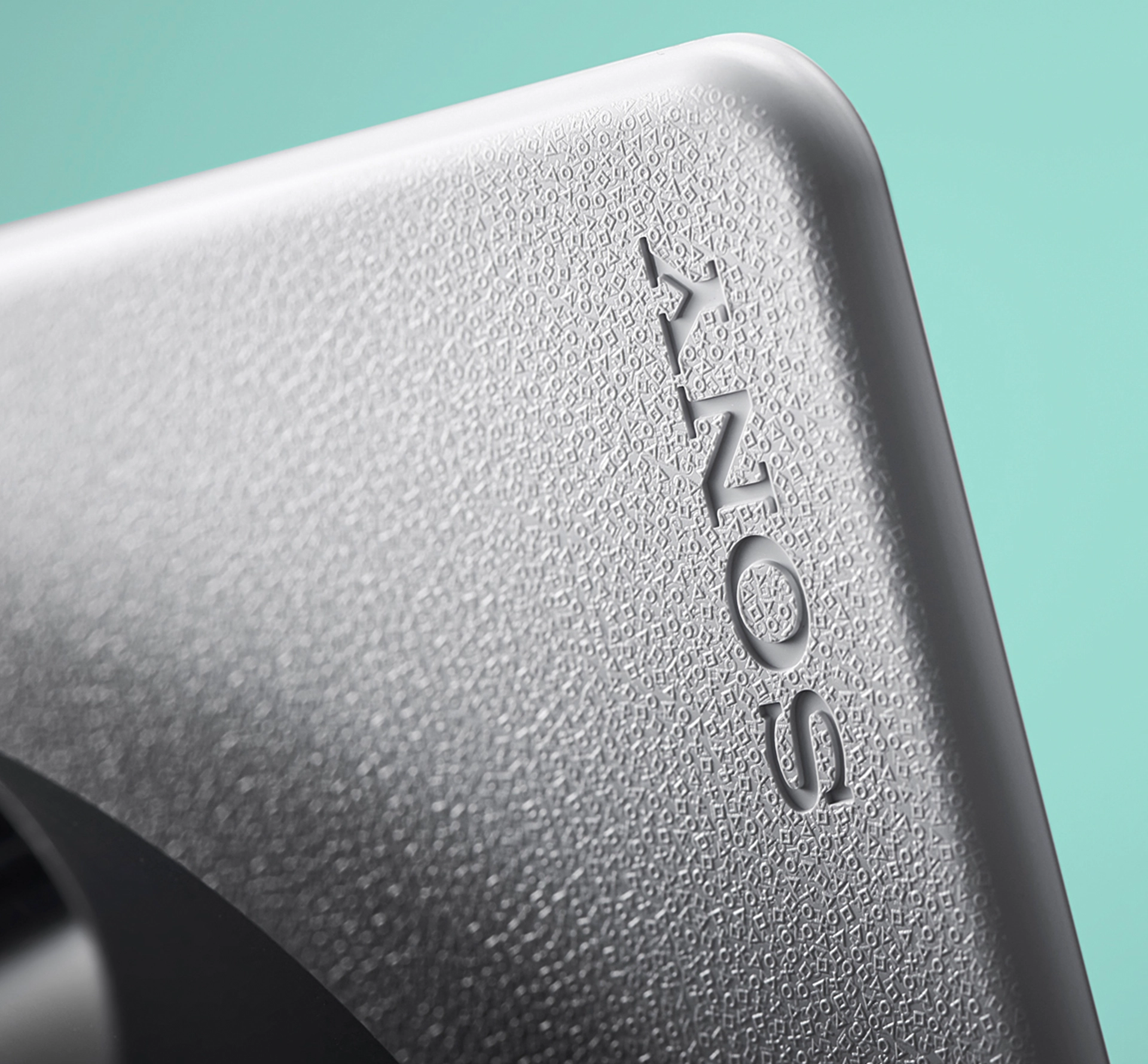 Detail of Sony controller micro-texture