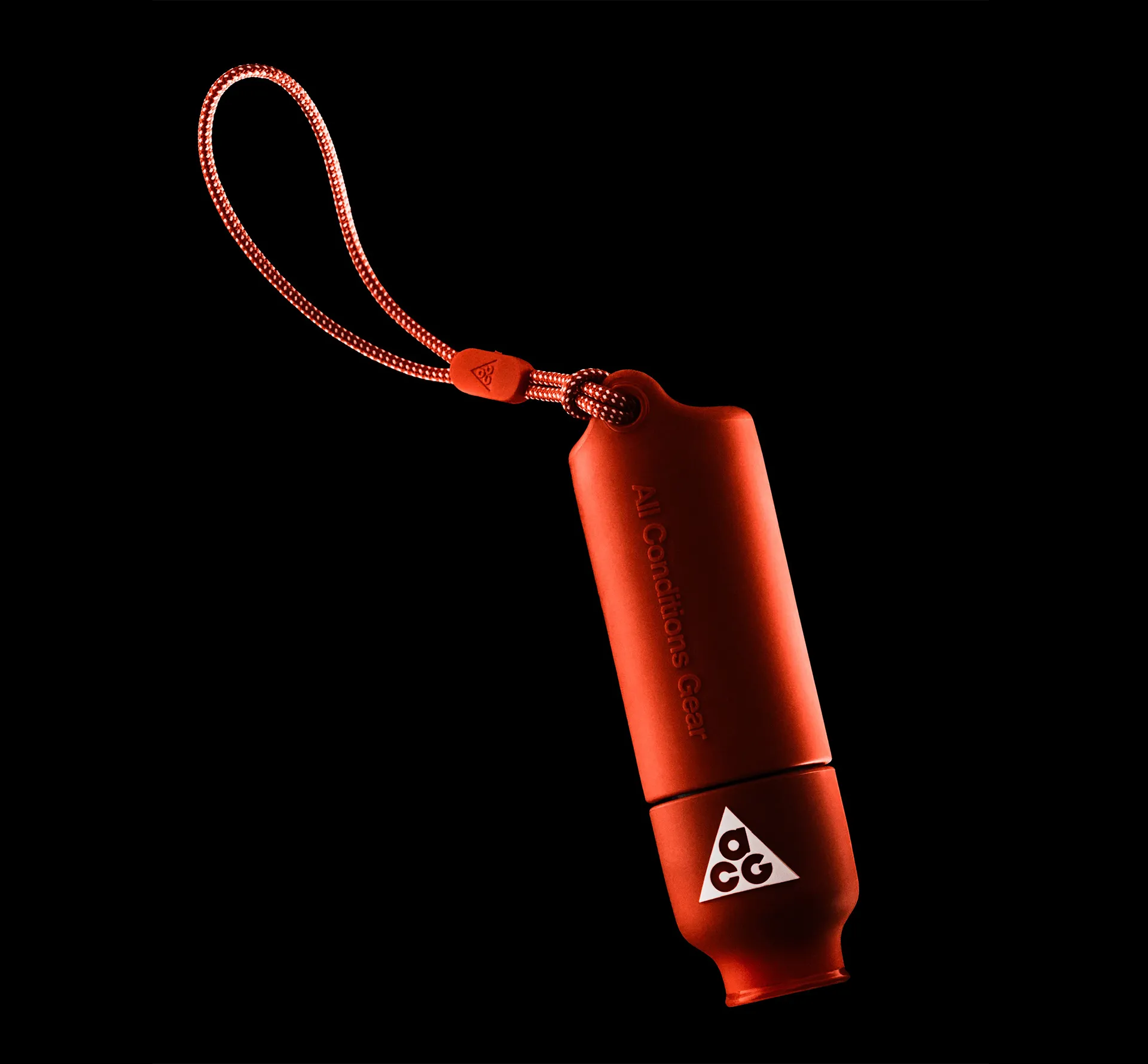 Red inflator for Nike jacket