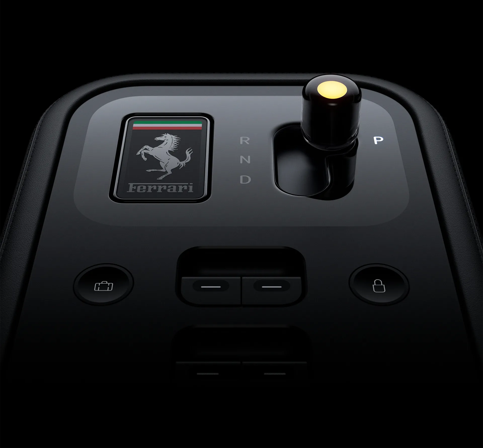 Centre console from a Ferrari concept car